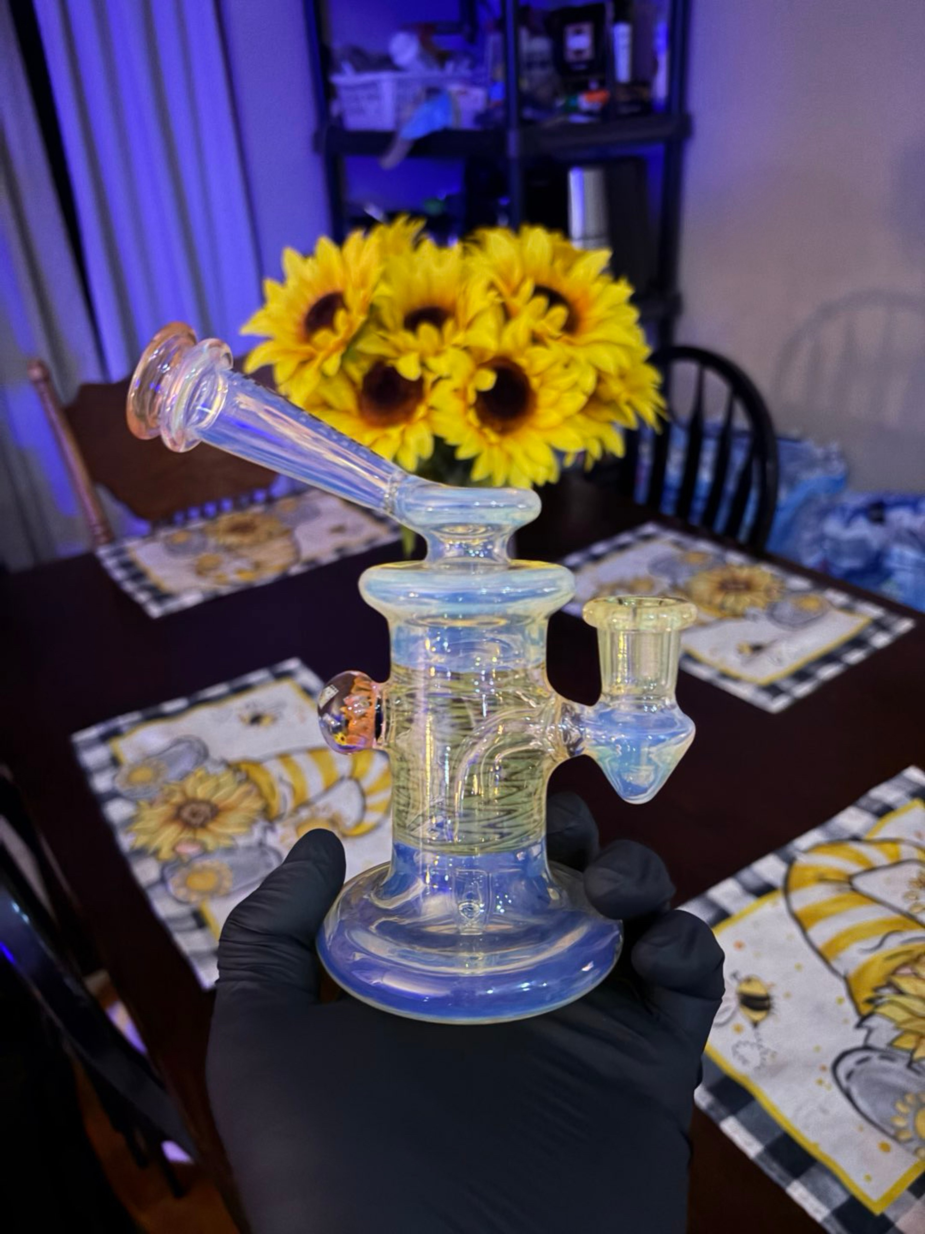 6.5 in Gold and silver fum... | Shop Heady Rigs on GlassPass