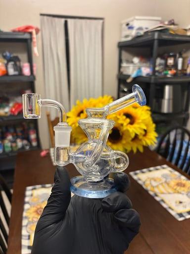 Preview pic of 4.5 in Diamond Glass mini dab rig