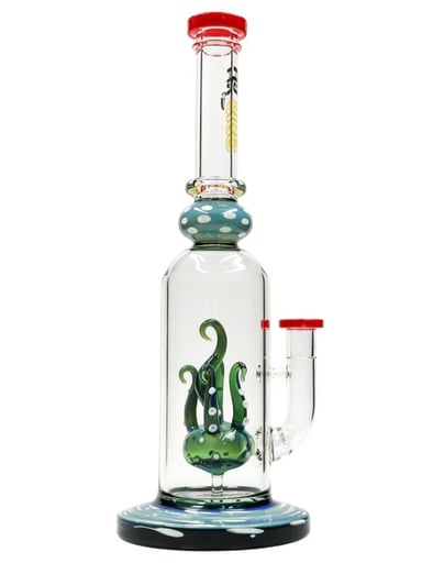Preview pic of 🚨12' Premium High Quality Glass Water Bong W/Octopus Design & 14mm Bowl