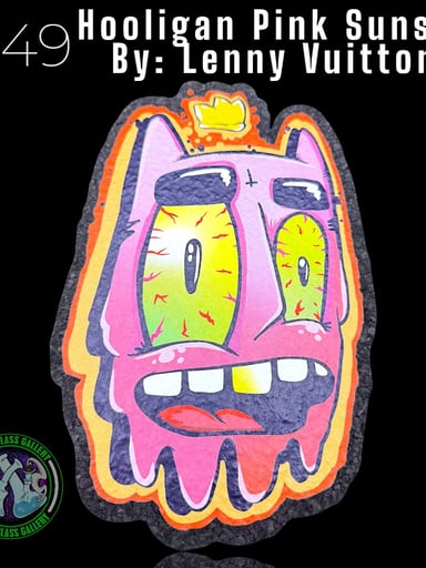 Preview pic of Moodmats - Dab Mat #149 - Hooligan Pink Sunset By: Lenny Vuitton