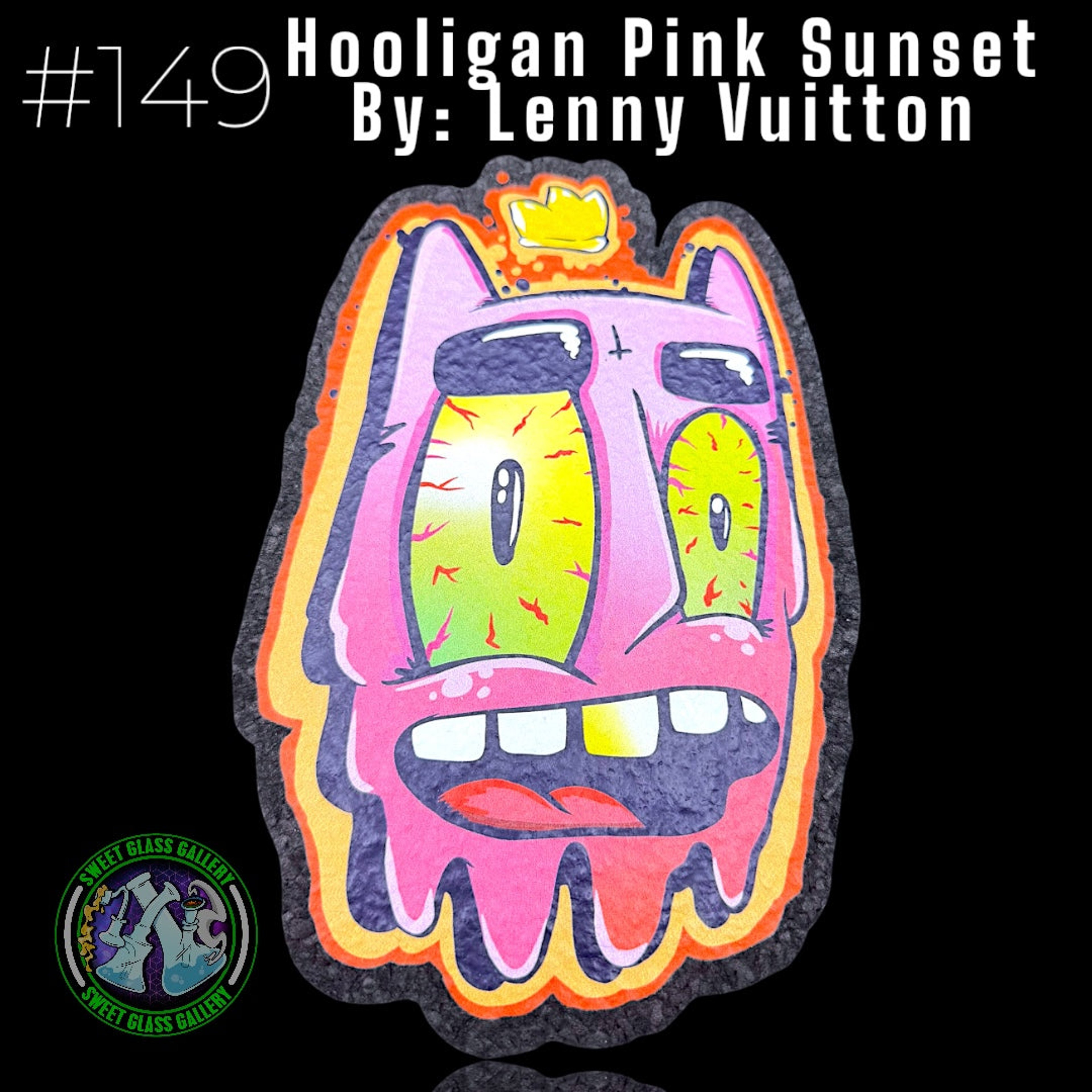 Moodmats - Dab Mat #149 - Hooligan Pink Sunset By: Lenny Vuitton image 0