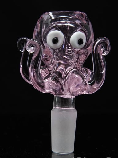 Preview pic of 🚨14mm Premium Quality🚨 Glass Bowl Octopus 🐙 Design