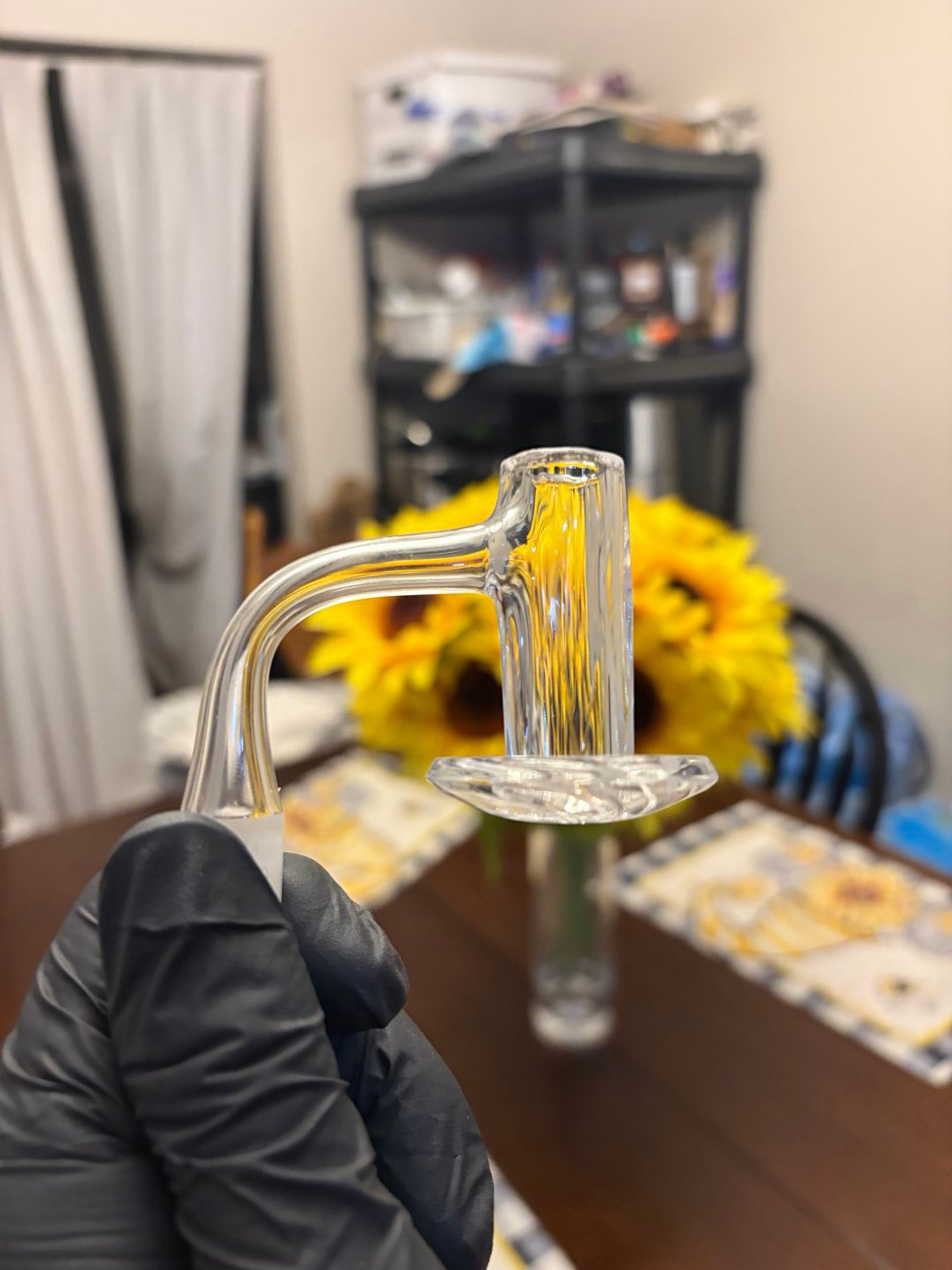 14 mm faceted blender quartz banger image 0