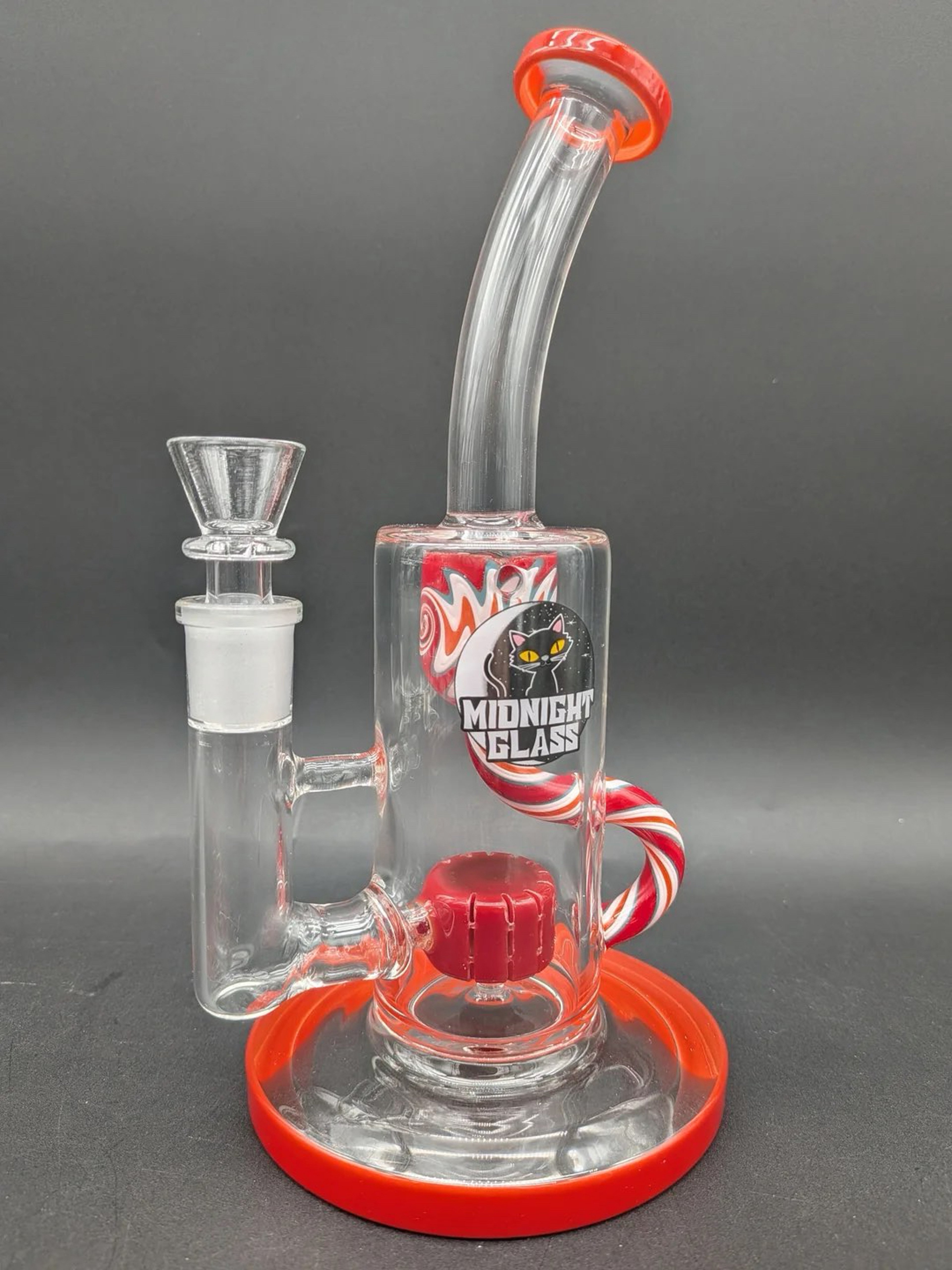 Preview pic of MIDNIGHT GLASS CANDY CANE KLEIN RECYCLER