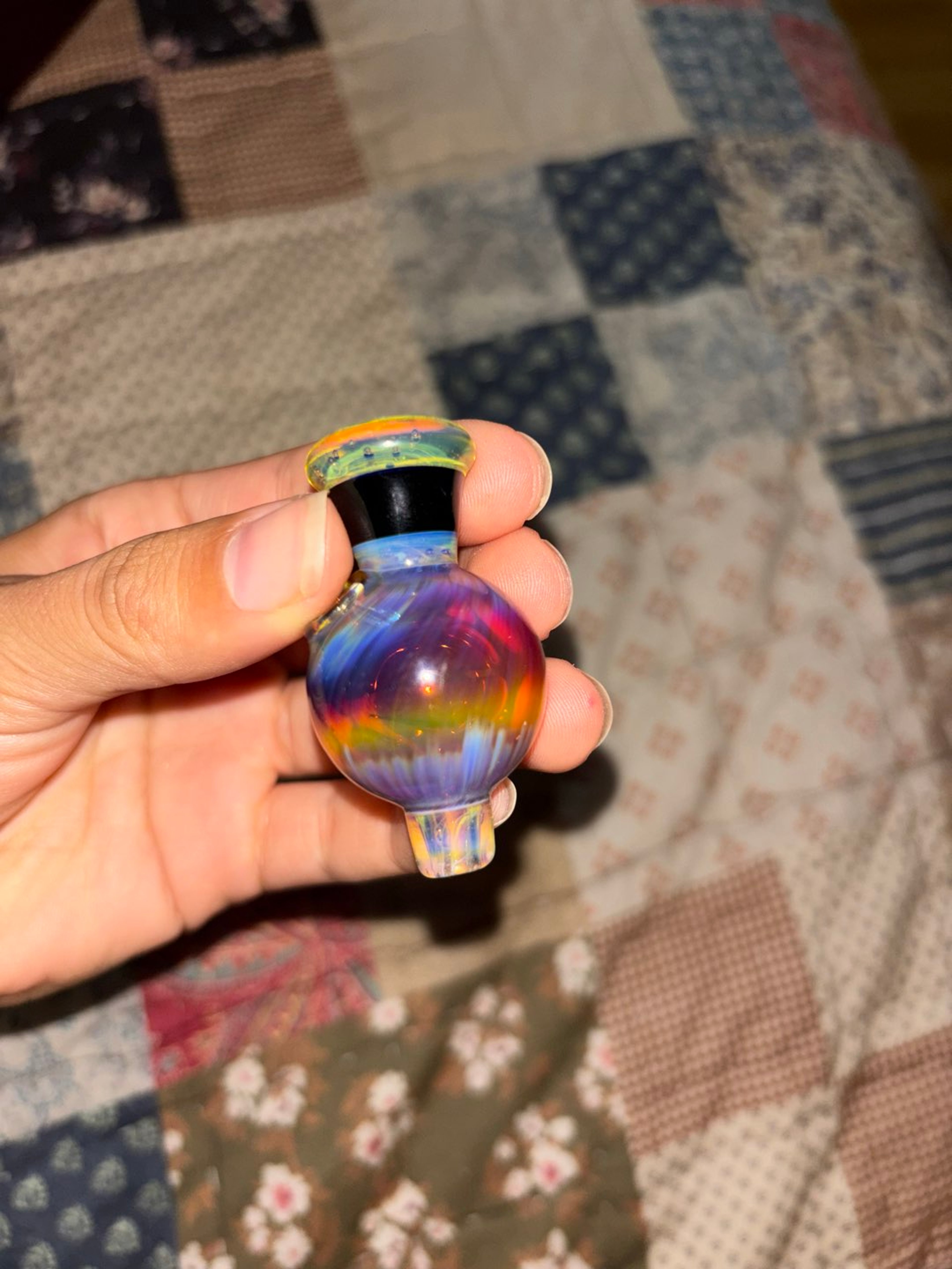 Bubble Cap - Amber Purple, NS Yellow image 0
