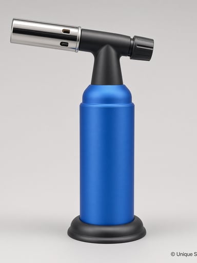 Preview pic of Scorch Torch 51541 Blue Double Flame Cigar Torch Lighter, 7.5 in