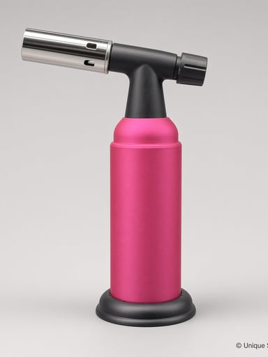 Preview pic of Scorch Torch 51541 Pink Double Flame Cigar Torch Lighter, 7.5 in