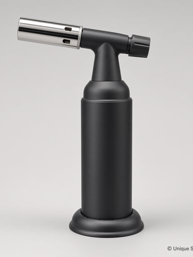 Preview pic of Scorch Torch 51541 Black Double Flame Cigar Torch Lighter, 7.5 in