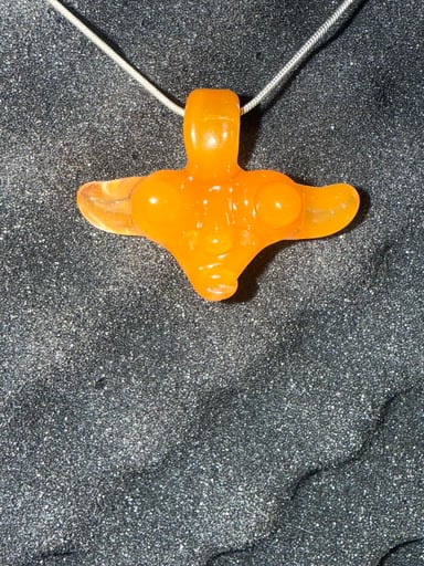 Preview pic of Light orange opal trip sitter pendant