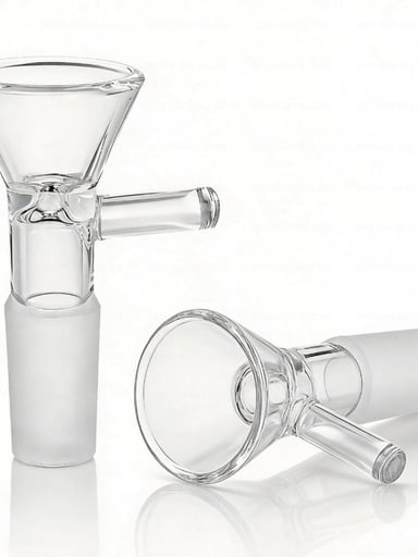 Preview pic of 🚨14mm Premium Quality🚨 Glass Bowl W/ Clear Design 20pc