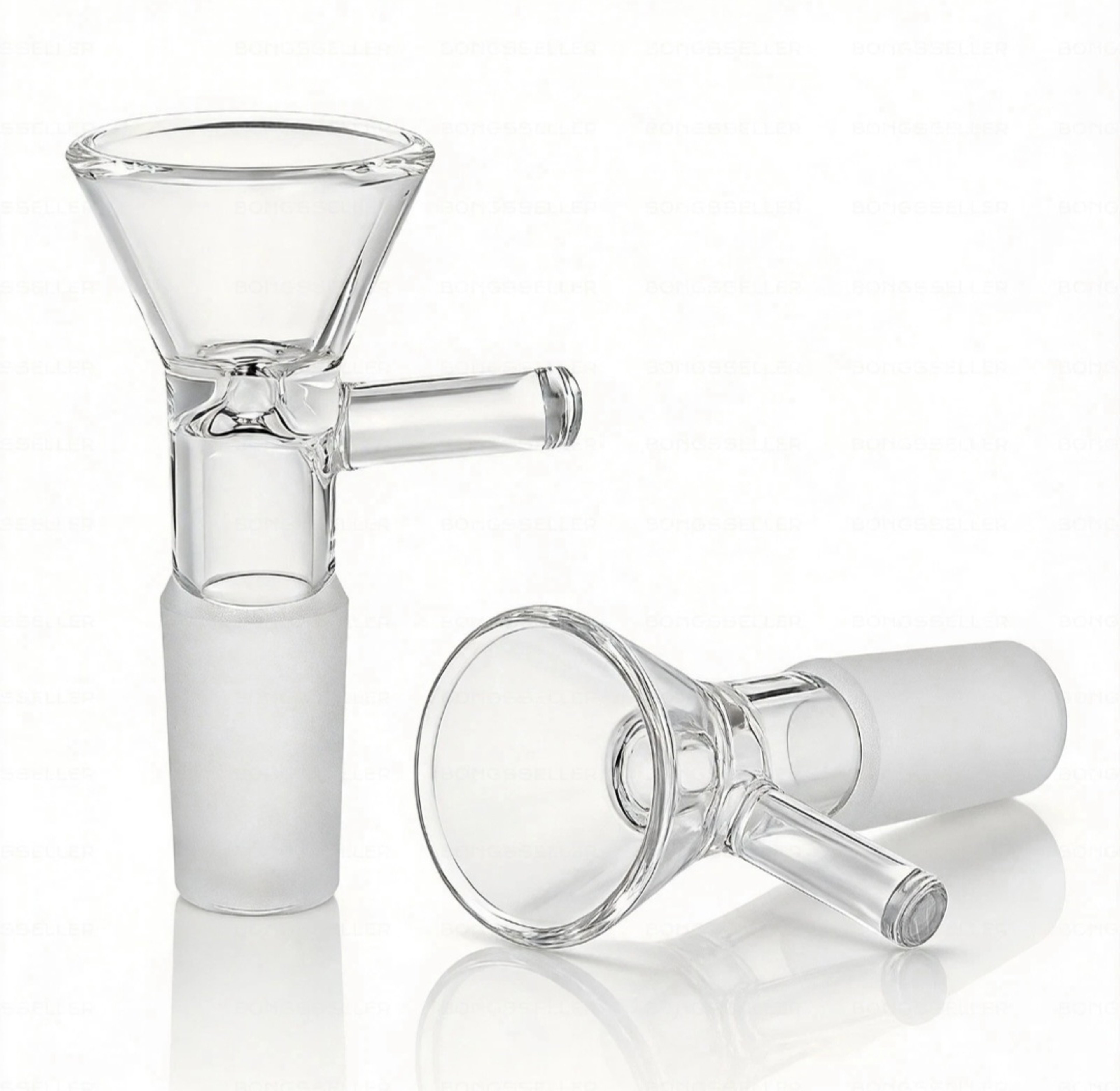 🚨14mm Premium Quality🚨 Glass Bowl W/ Clear Design 20pc image 0