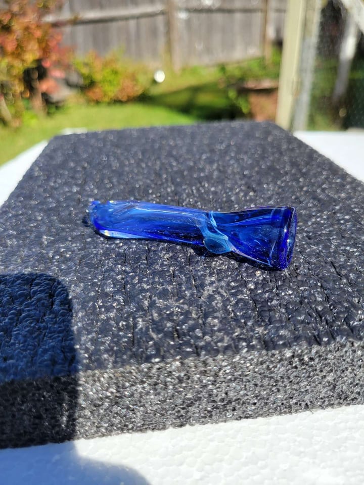 Light colbalt and... | Shop Freeways Glass Art on GlassPass