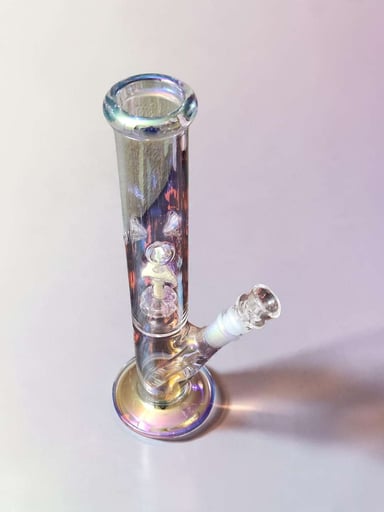 Preview pic of 12" Heavy Glass Percolator Water Pipe, 14mm Bowl