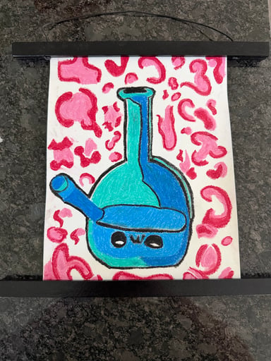 Preview pic of Pink Leopard Bong