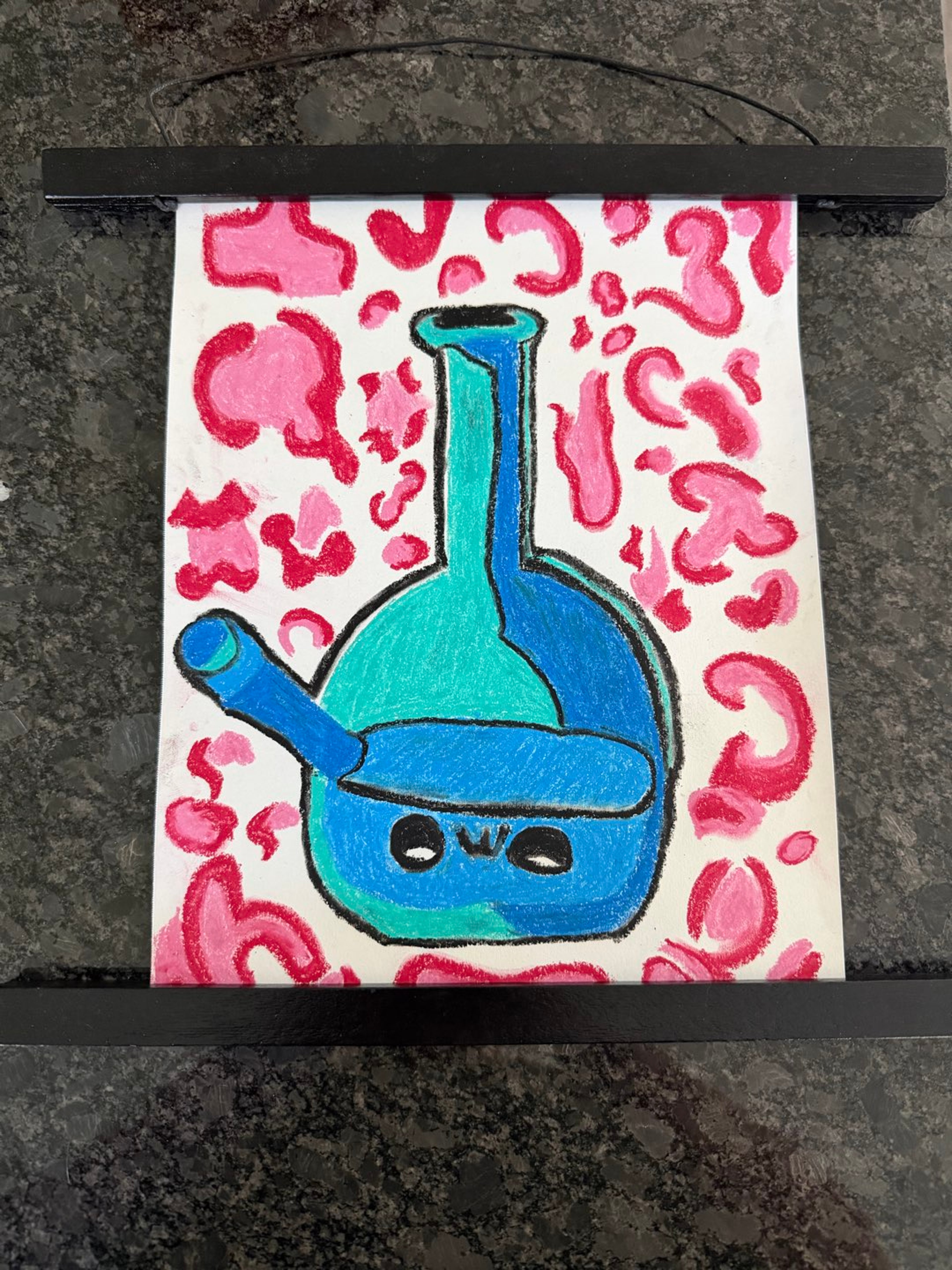 Pink Leopard Bong image 0