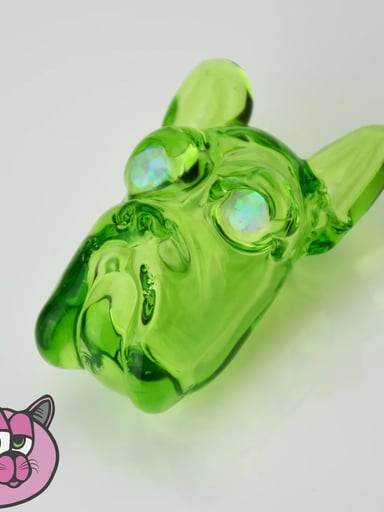 Preview pic of Swanny Glass Frenchie Pendant