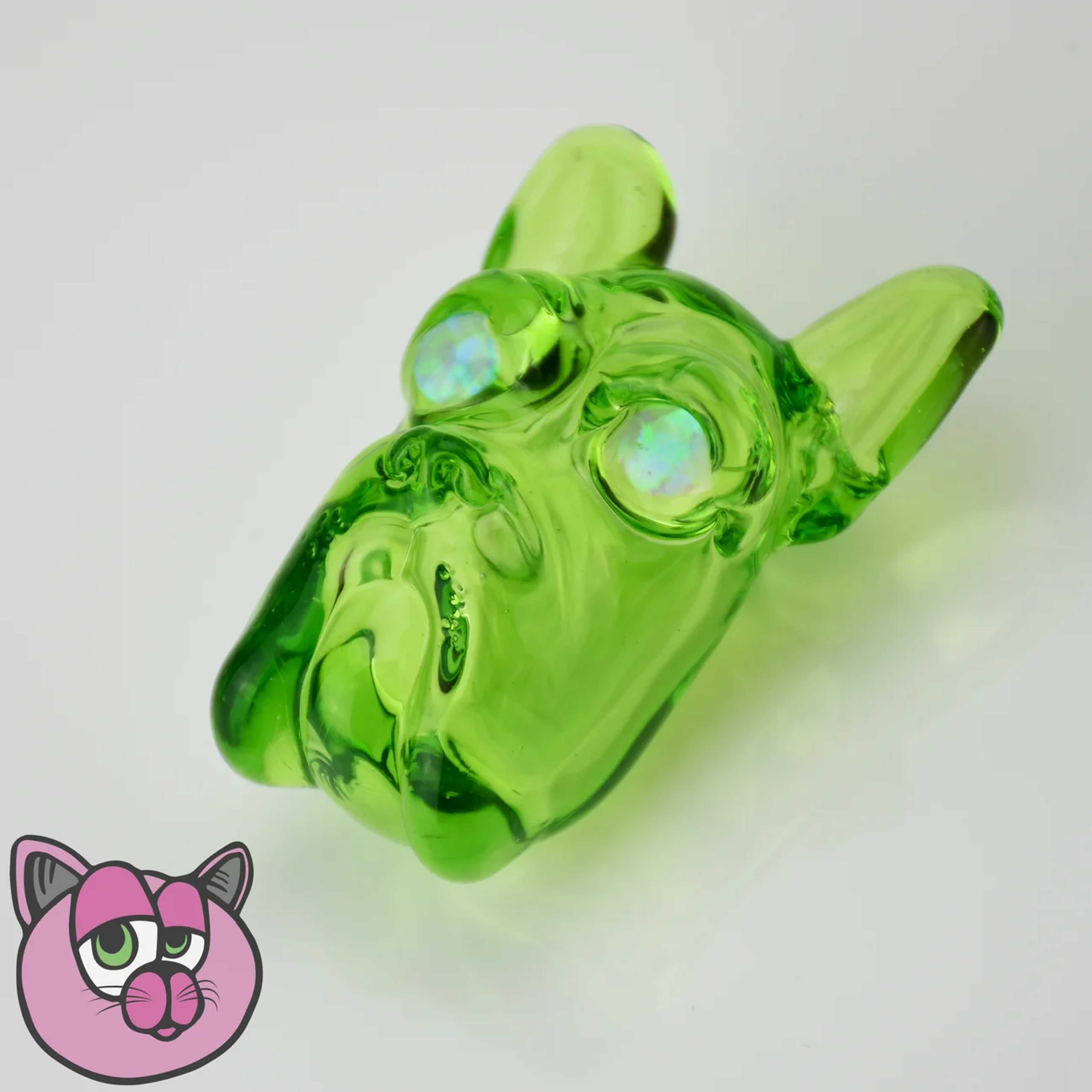 Swanny Glass Frenchie Pendant image 0