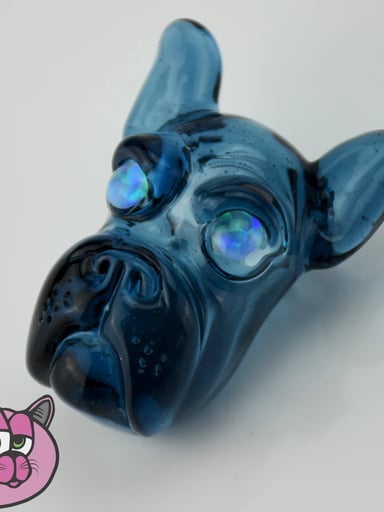 Preview pic of Swanny Glass Frenchie Pendant