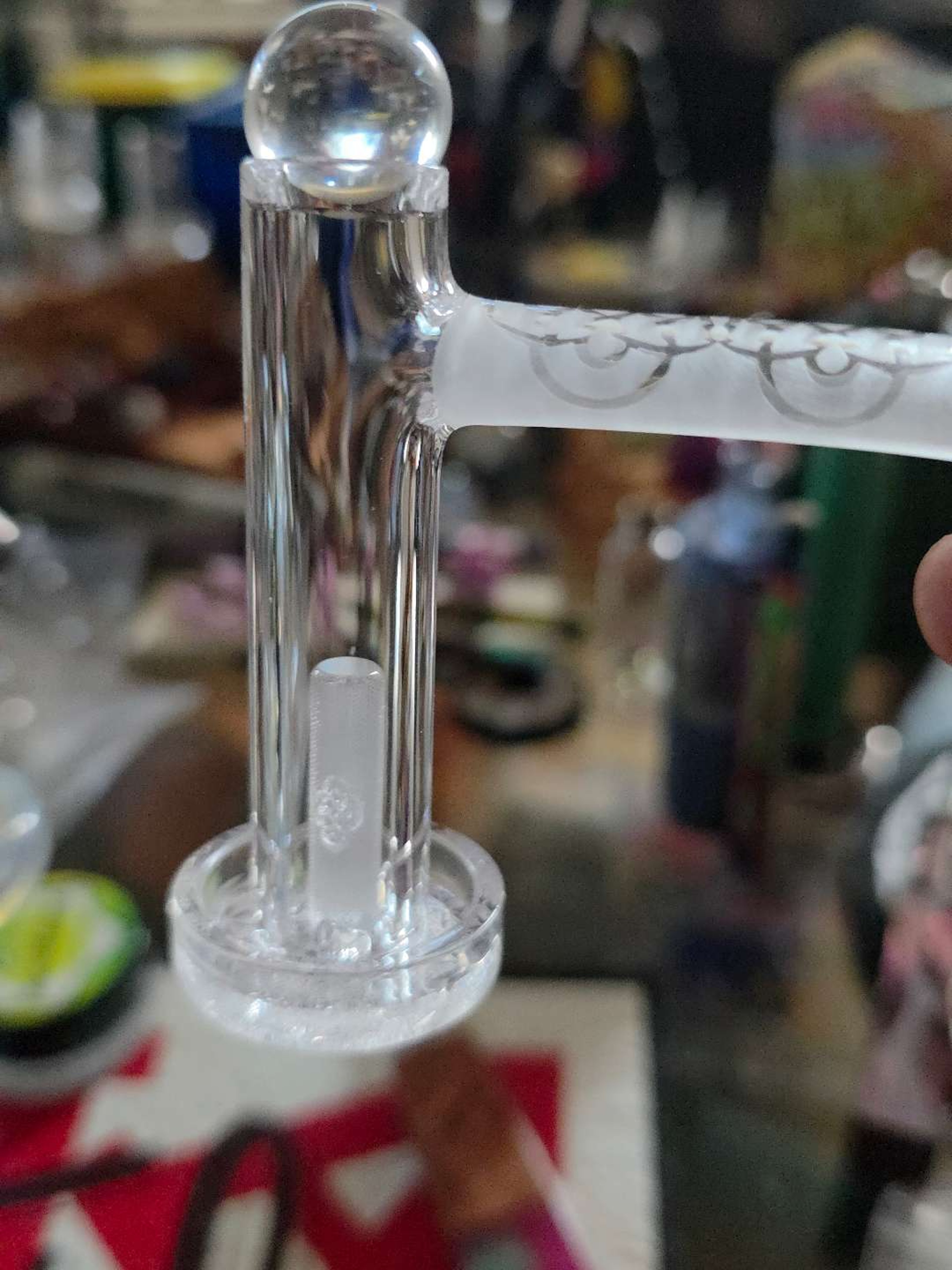 Preview pic of Eternal quartz banger pillar and marble