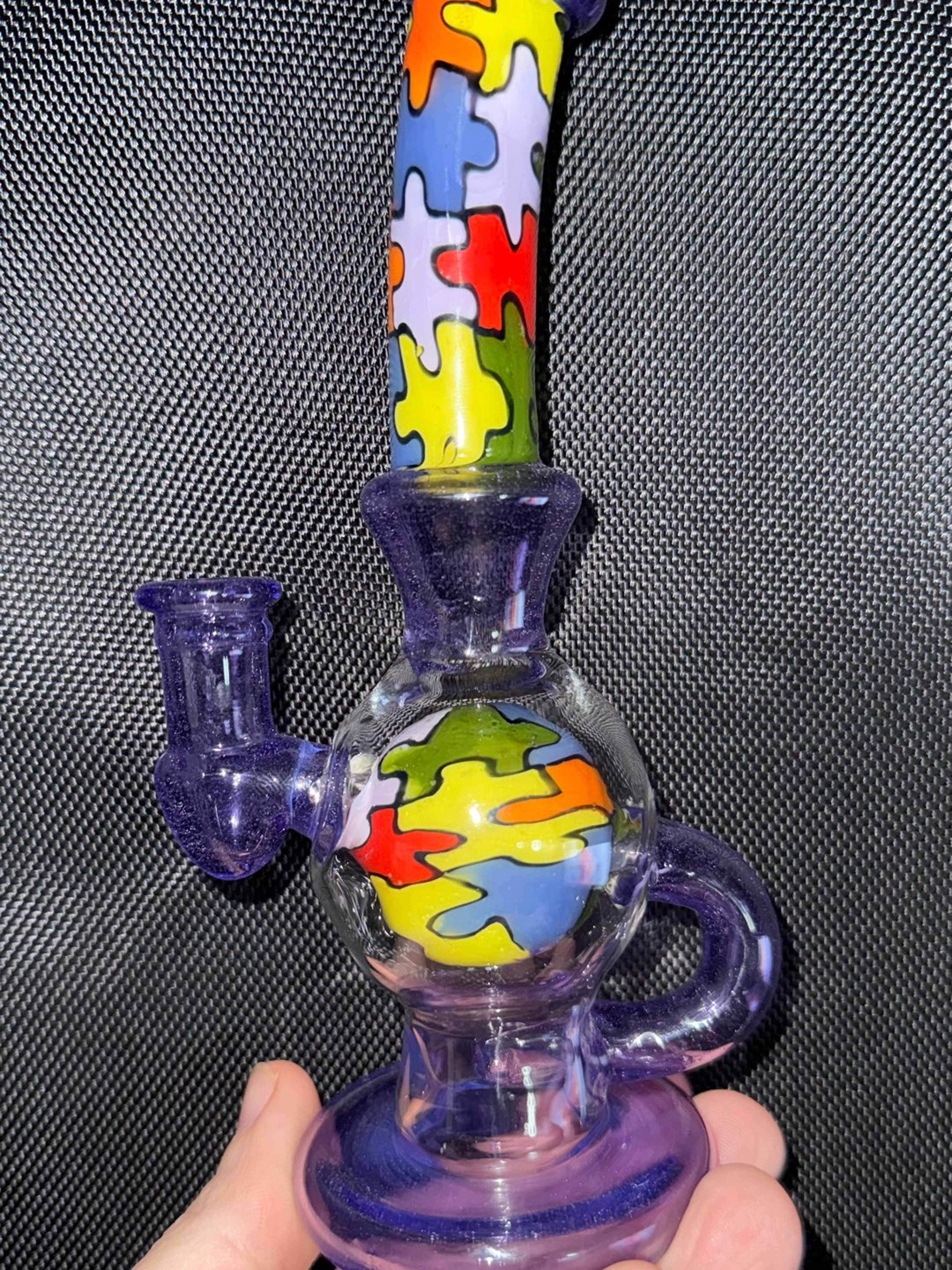 Preview pic of Keyed Glass puzzle ball rig