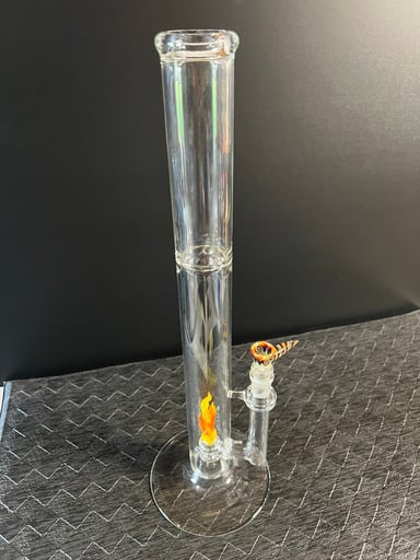 Preview pic of Fire Puck Perc Fixed 18mm Straight Tube with Mike Fro Slide
