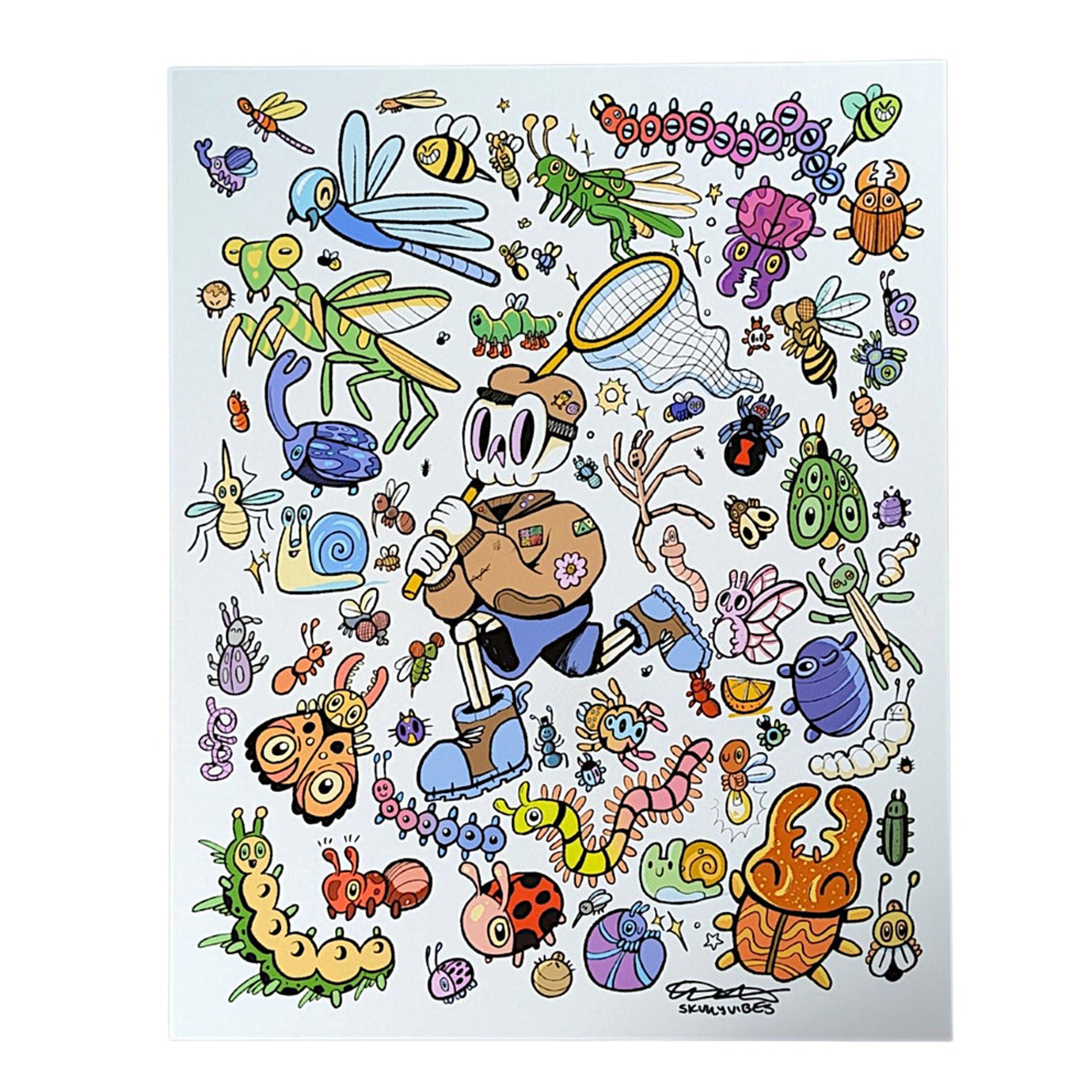 Skully Vibes "Bug Catcher" Print image 0