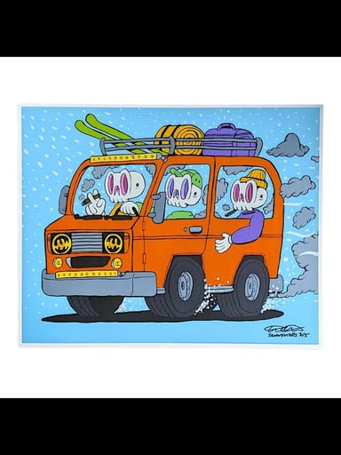 Preview pic of Skully Vibes "Adventure Van" Print