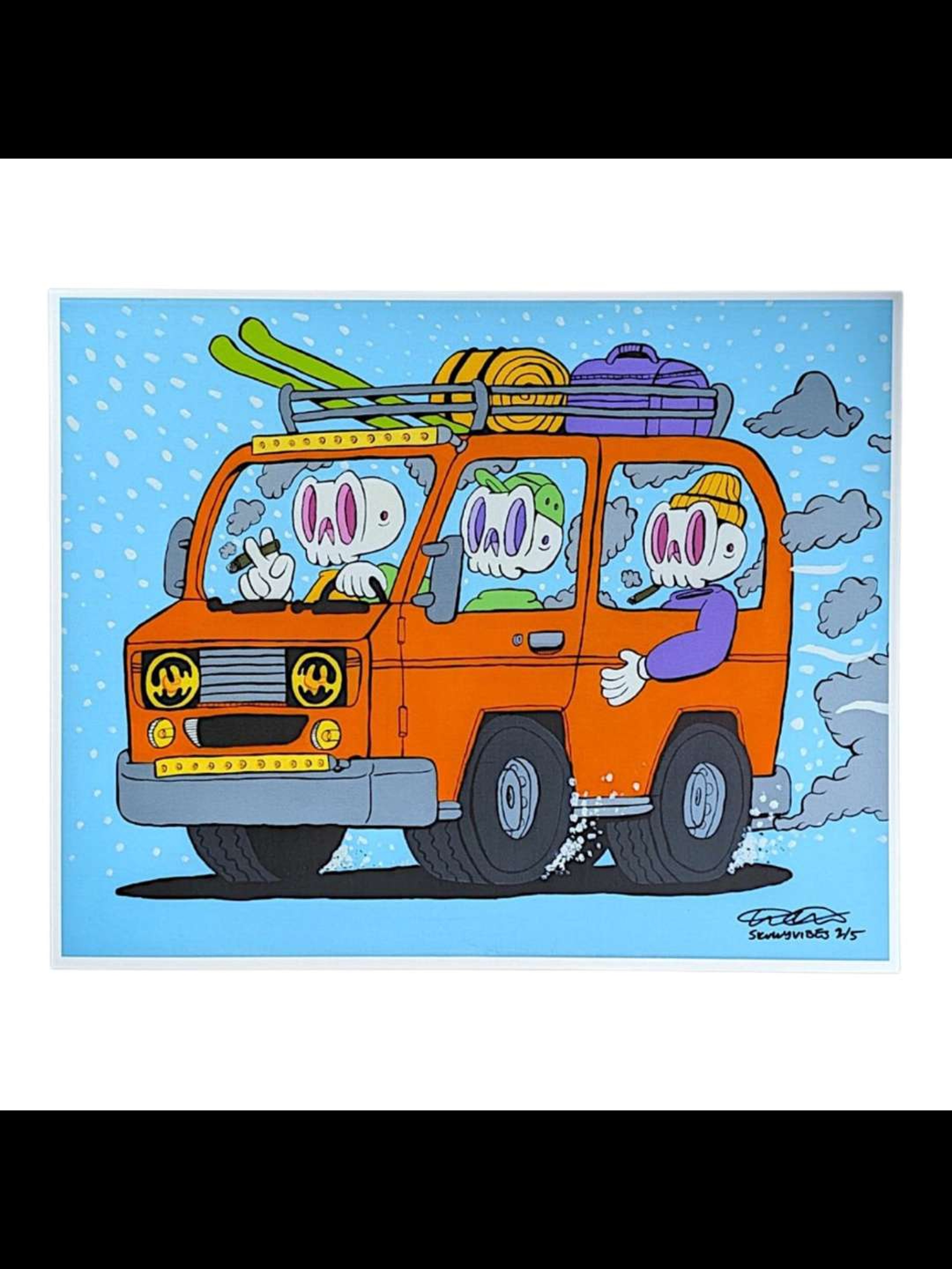 Skully Vibes "Adventure Van" Print image 0
