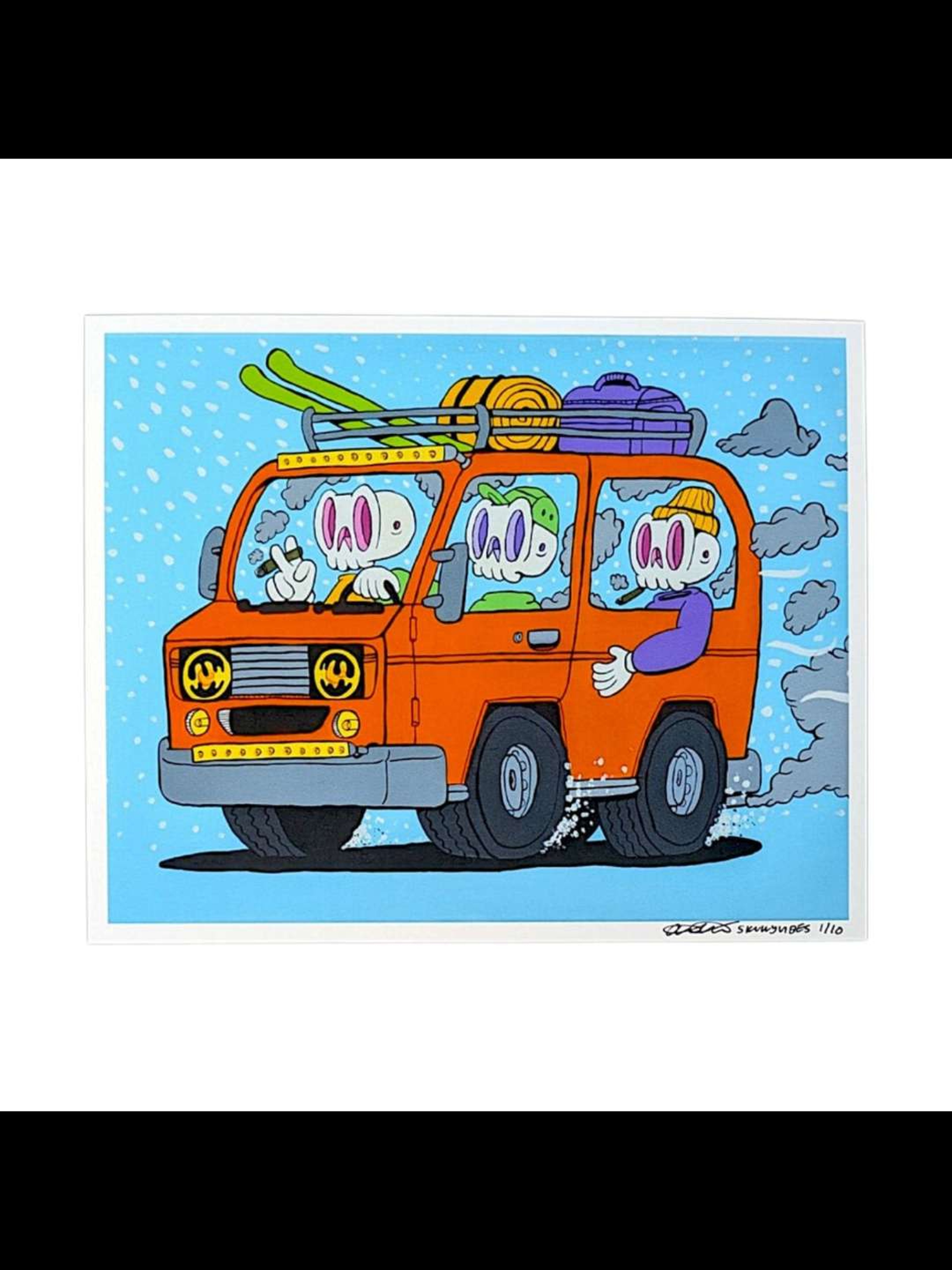 Skully Vibes "Adventure Van" Mini Print image 0