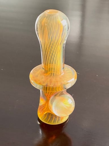 Preview pic of Koutsouros gold/silver fumed chillum