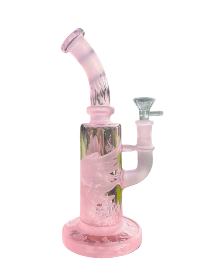 Preview pic of 🚨 Premium High Quality🚨 Glass Water Bong  W/ Cardinal Love Design 14mm Male Bowl