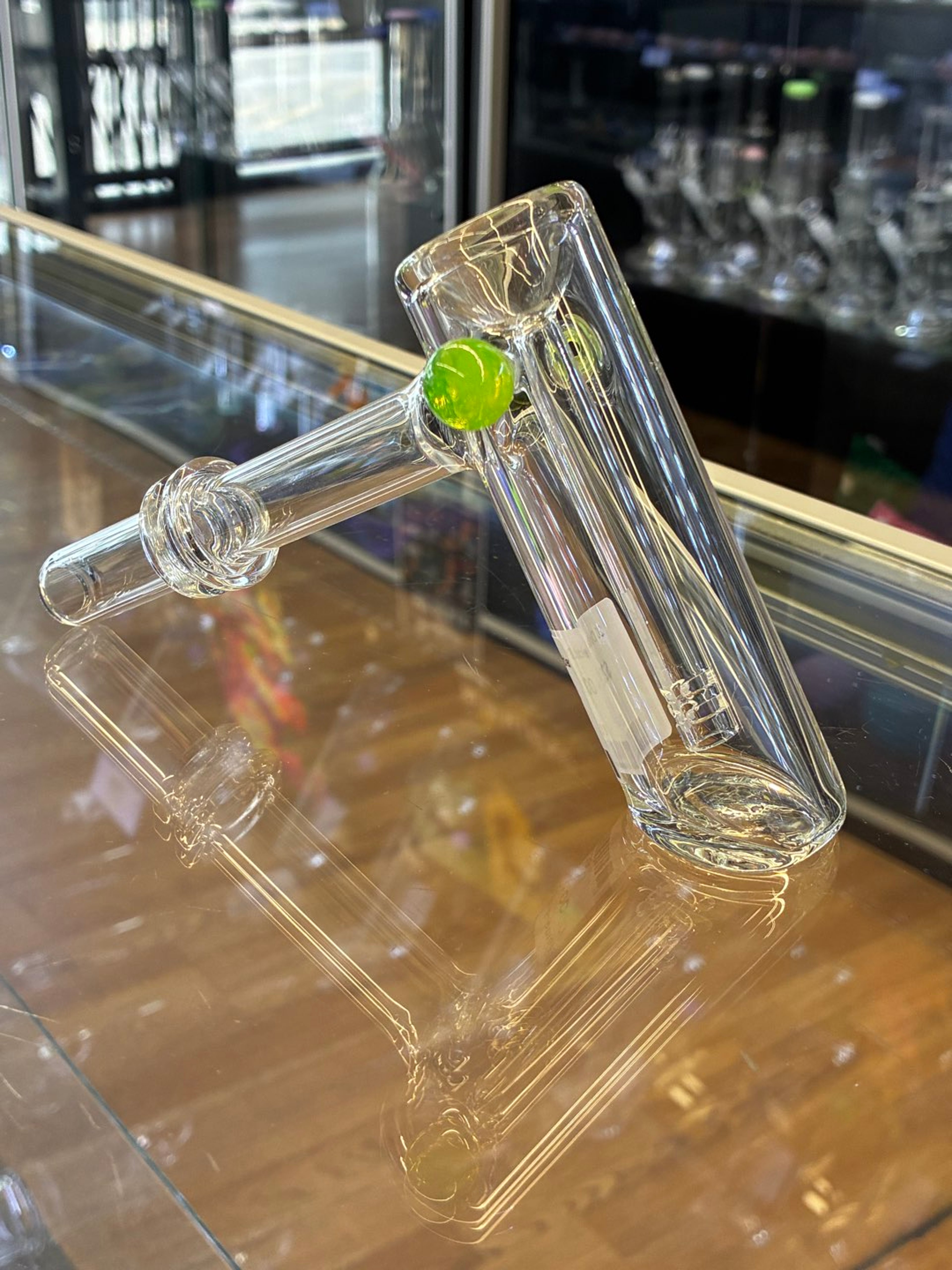 Hammer Bubbler with Slime Green image 0