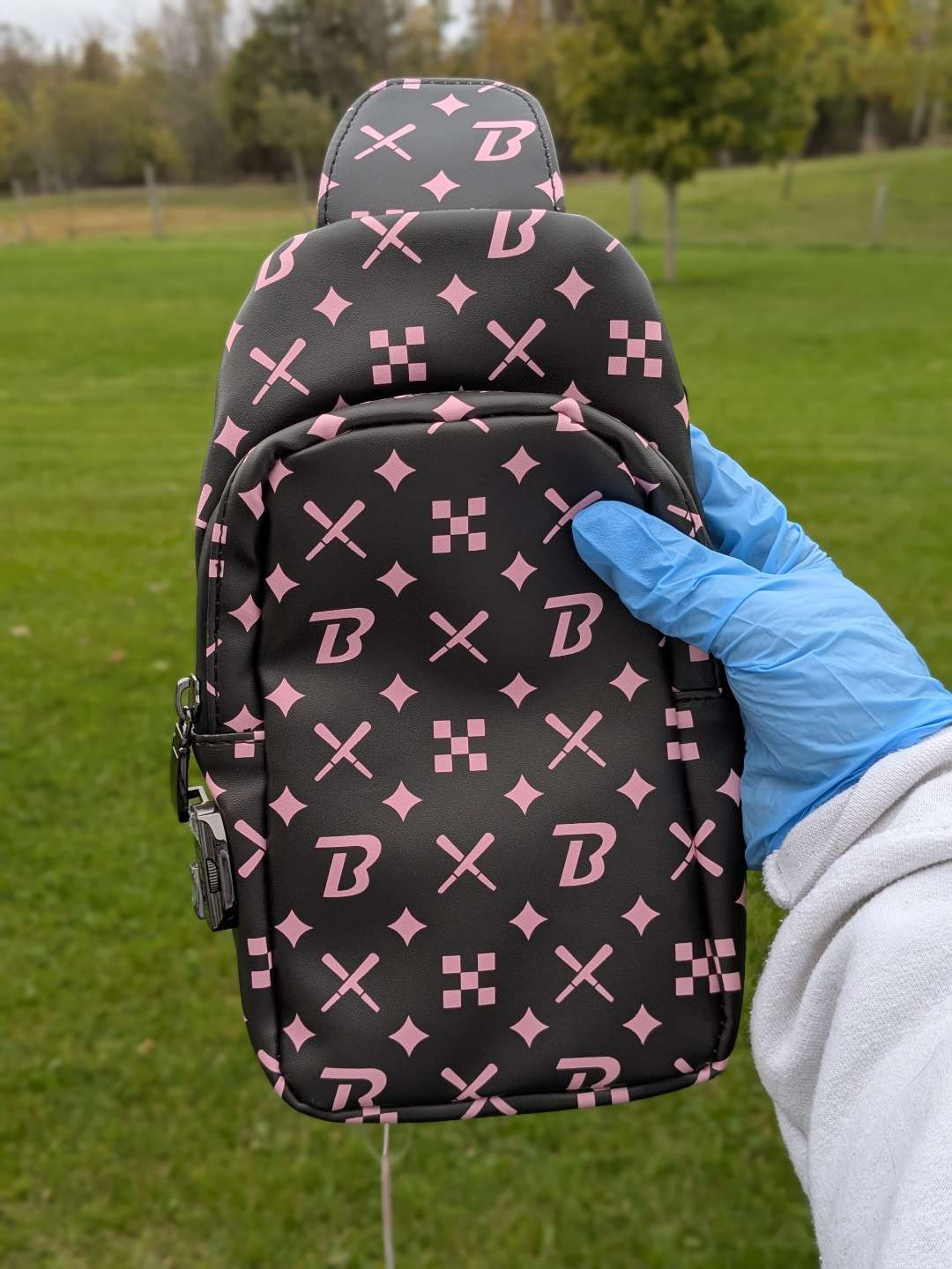 Preview pic of Blazy Susan Crossbody Bag With Combo Lock