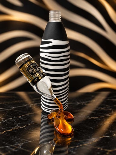 Preview pic of 🆕 SLUM GOLD X MATT ROBERTSON 40OZ ZEBRA TUBE