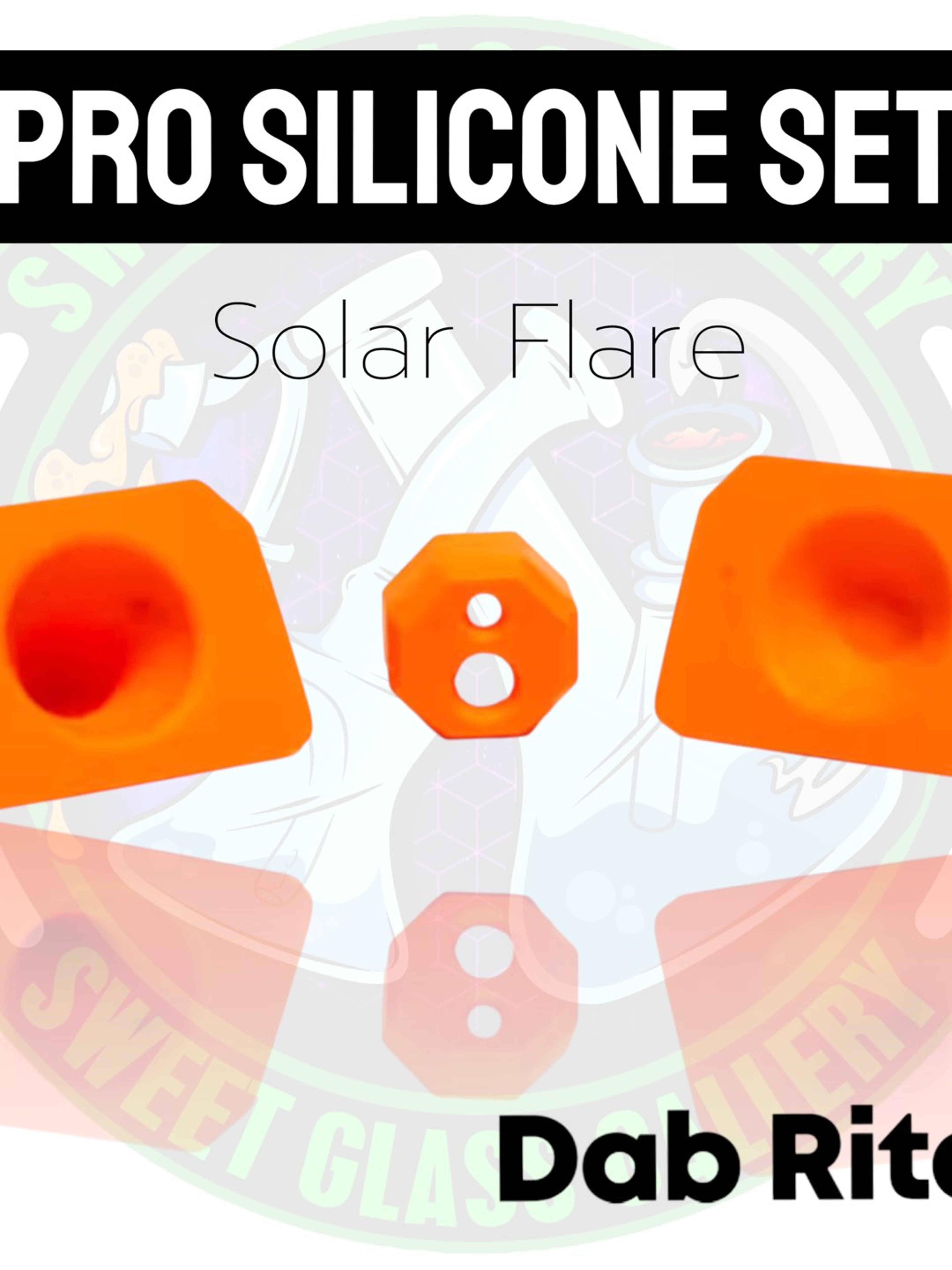 Preview pic of DabRite - Pro Silicone Set - Solar Flare