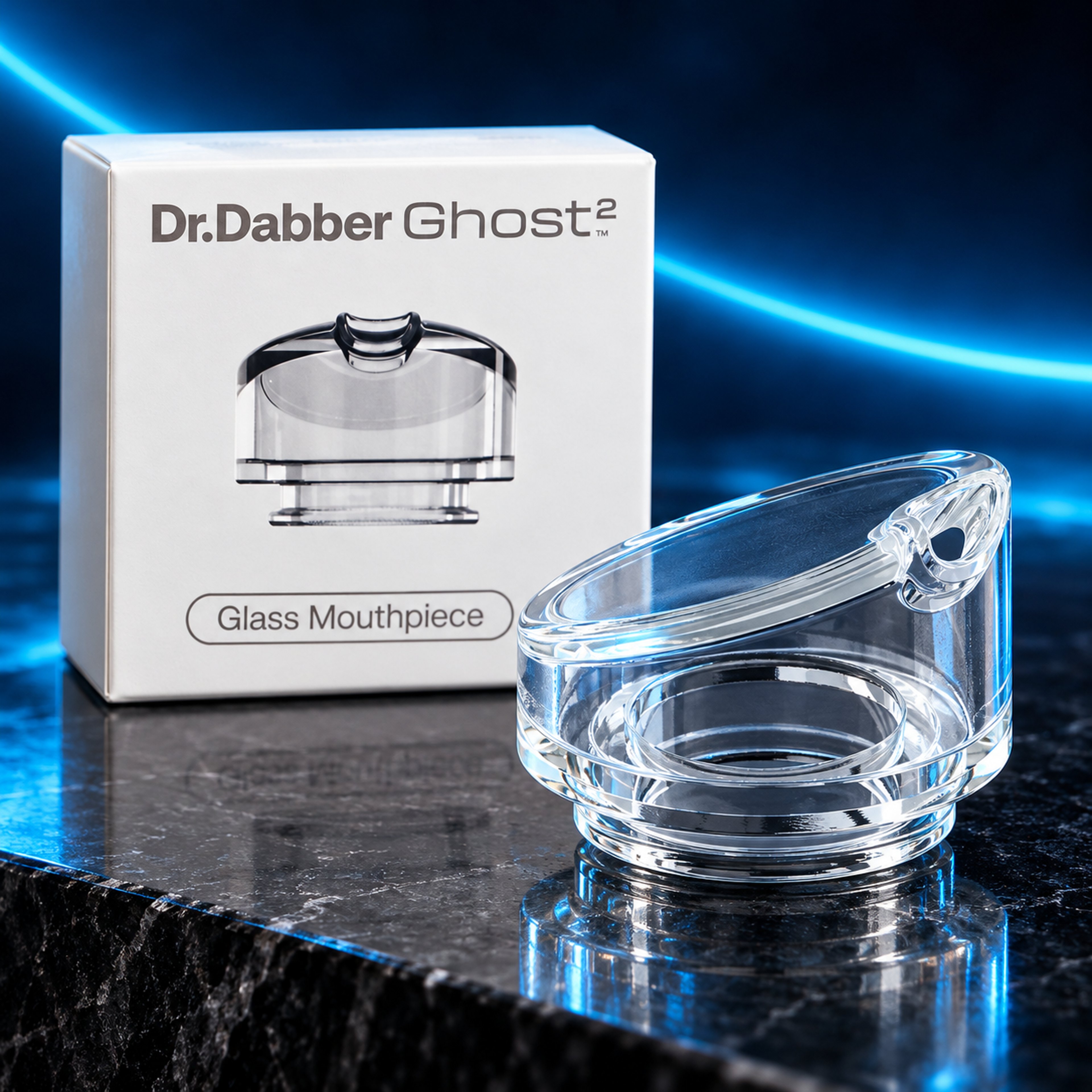 Preview pic of 🆕 Dr dabber ghost glass mouth piece