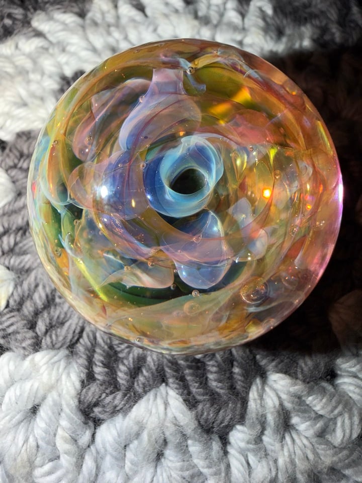 Crazy gold and silver fume ma... | Shop Marbles on GlassPass