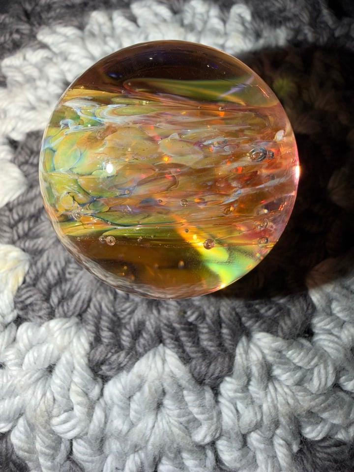 Crazy gold and silver fume ma... | Shop Marbles on GlassPass