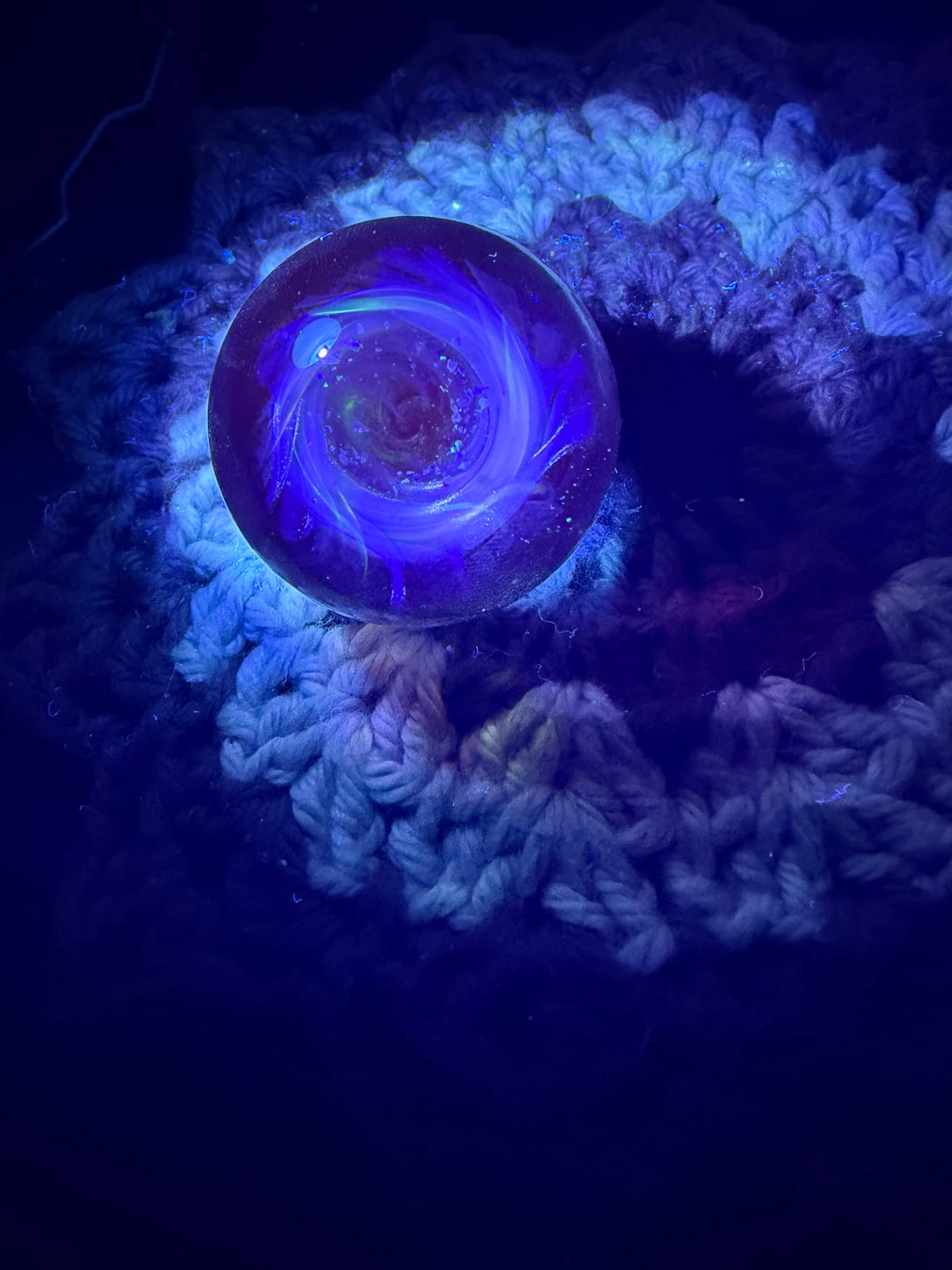 orbital glass UV vortex marble image 0