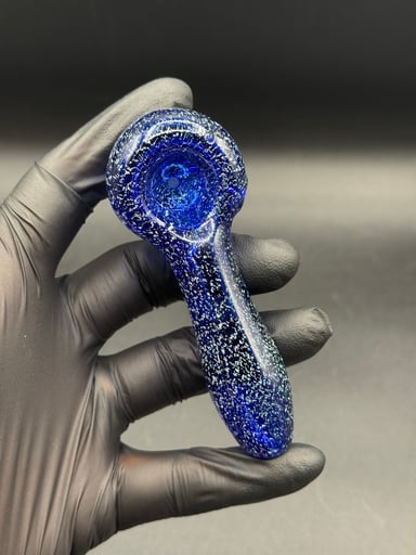 Preview pic of Dichro over cobalt spoon