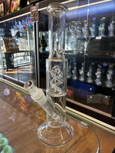 Preview pic of 11'' American Made Straight Tube with Perc and 14mm Snapper Bowl