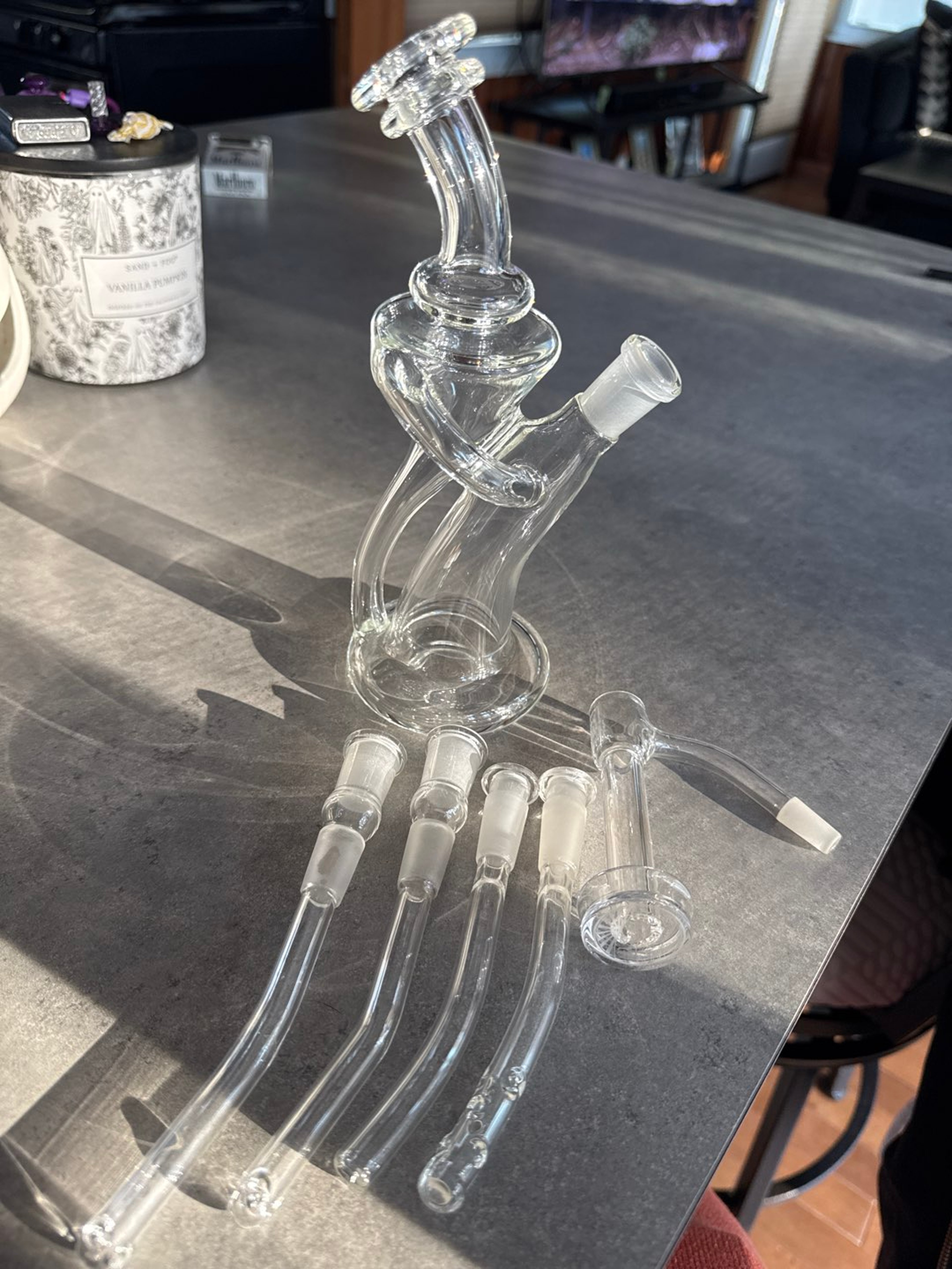 Preview pic of 14/45 Worm recycler w 4 downstem bundle.