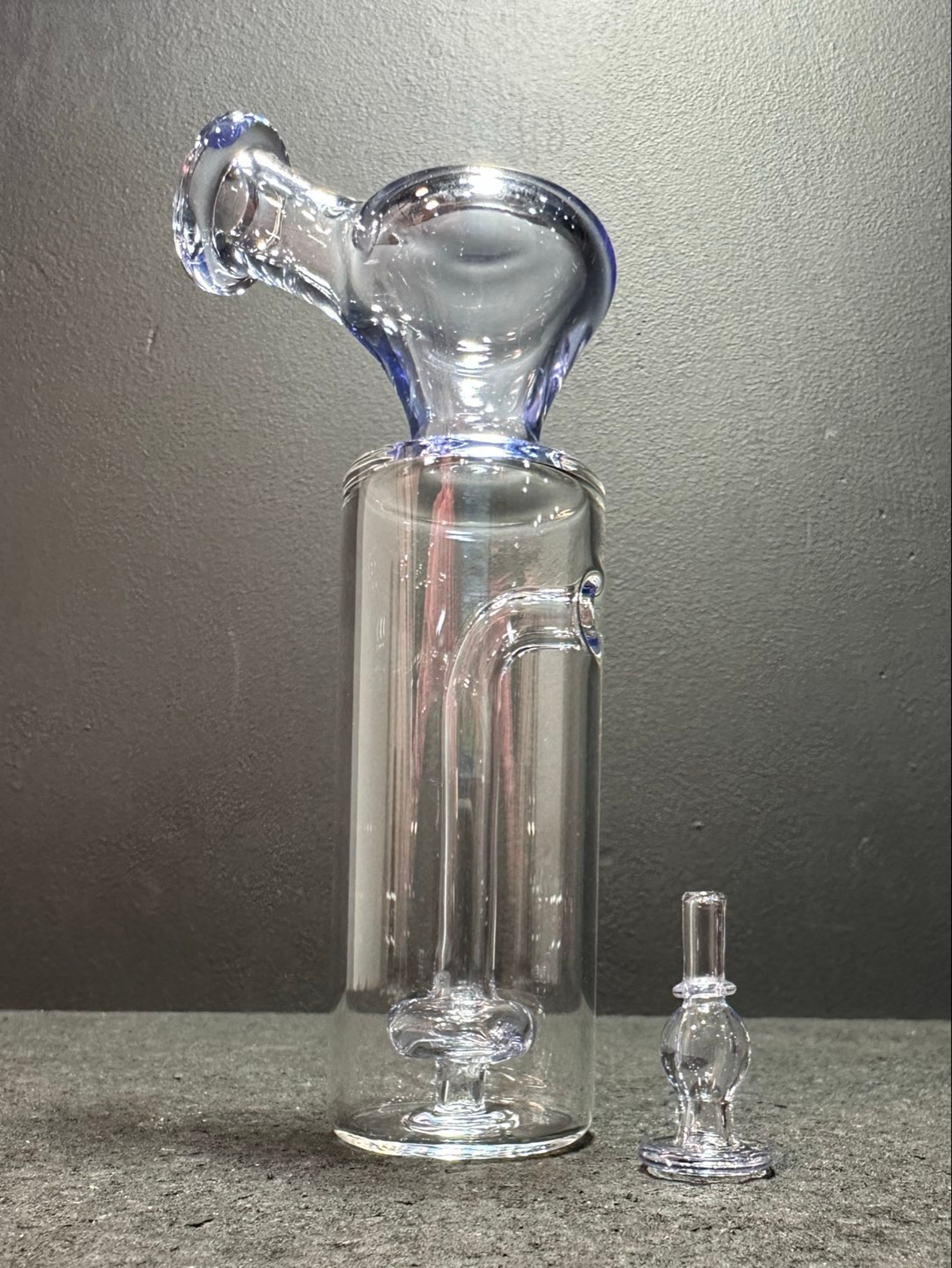 Preview pic of Charlie Shaw Glass Dr Dabber Switch Go Water Top w/ Matching Cap