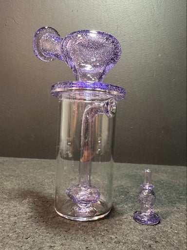 Preview pic of Charlie Shaw Glass Dr Dabber Switch 2 Water Top w/ Matching Cap