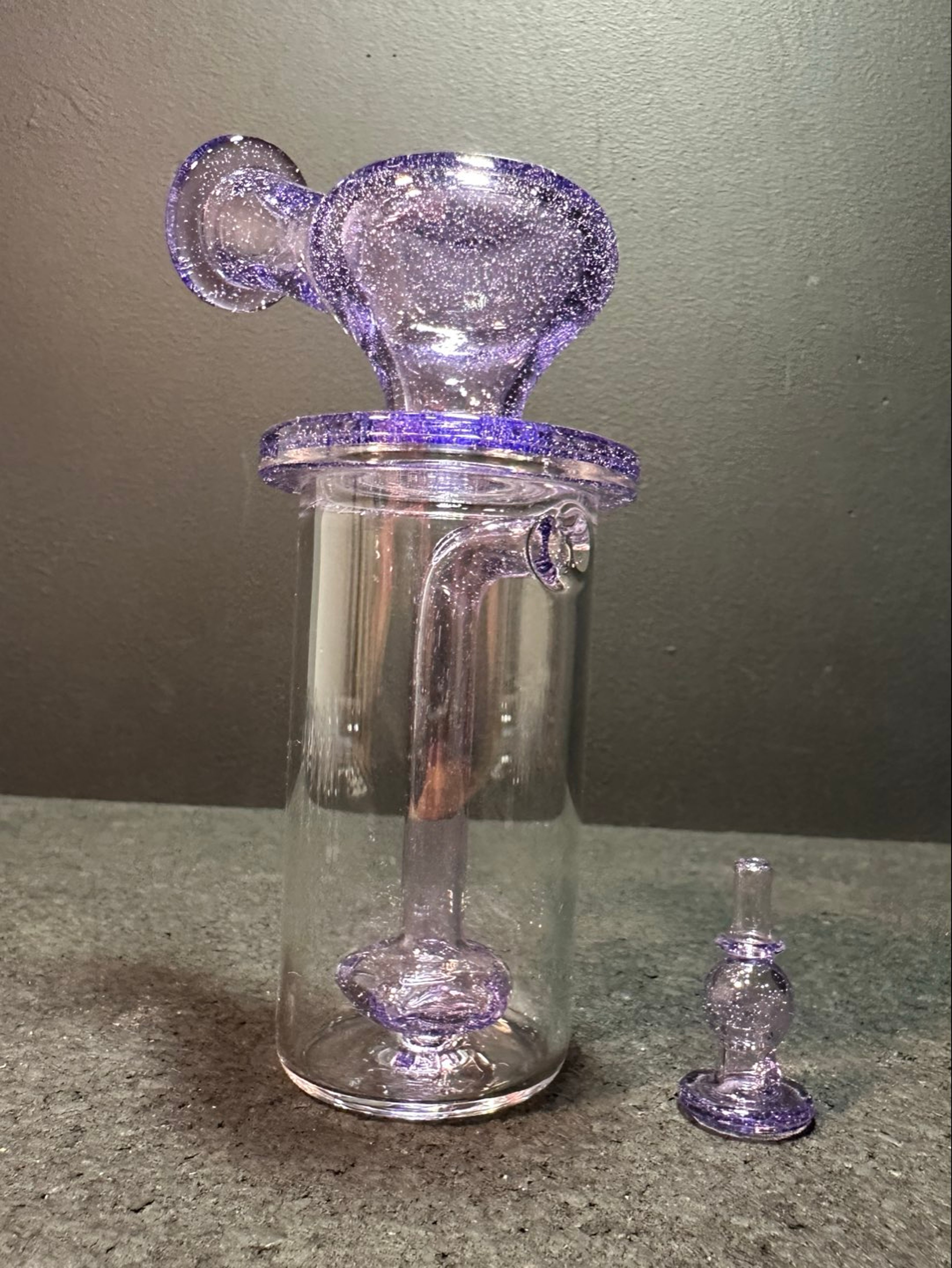 Preview pic of Charlie Shaw Glass Dr Dabber Switch 2 Water Top w/ Matching Cap
