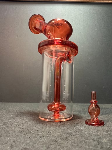 Preview pic of Charlie Shaw Glass Dr Dabber Switch 2 Water Top w/ Matching Cap