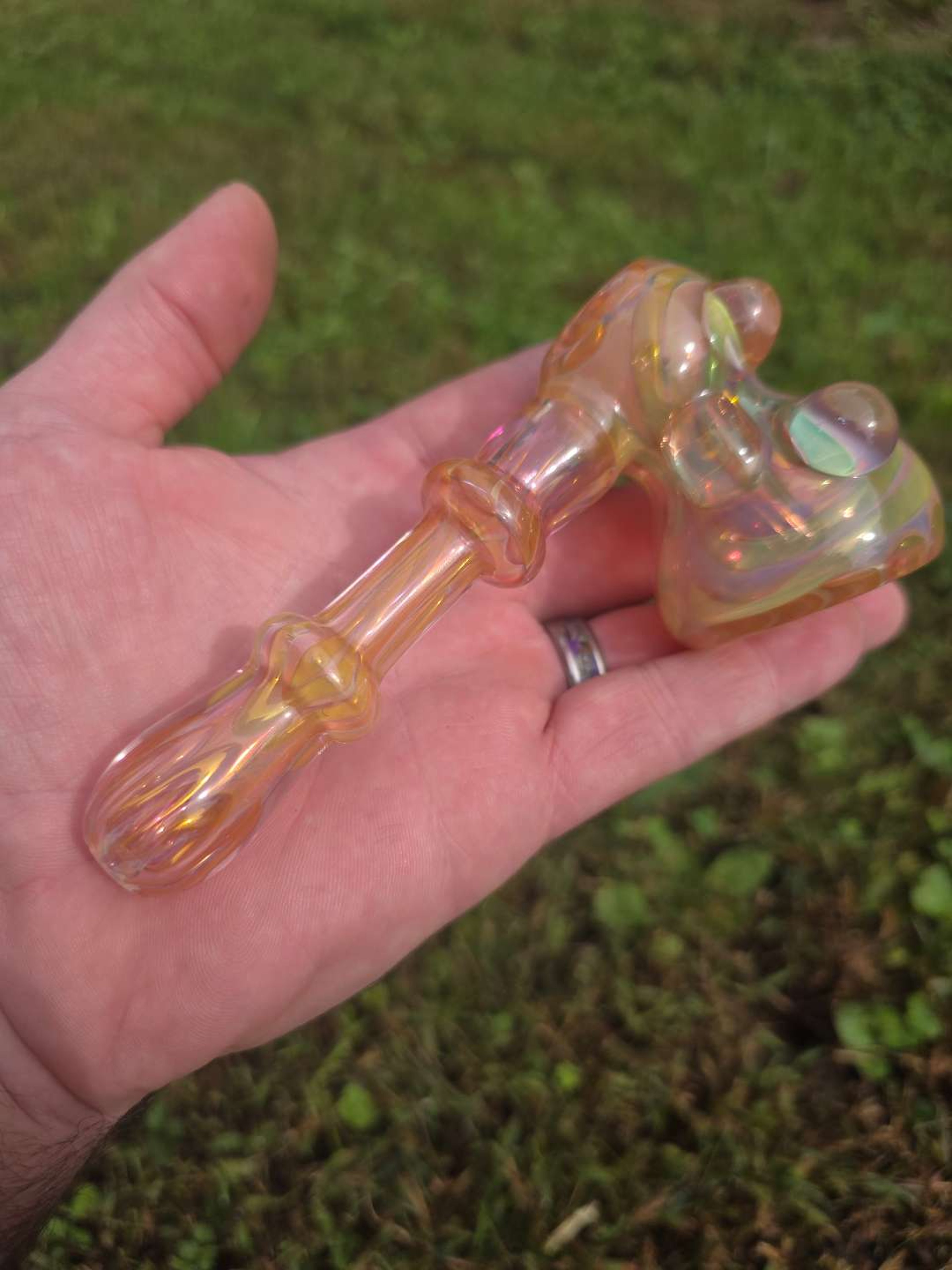 Preview pic of Inside out gold and silver fume bubbler