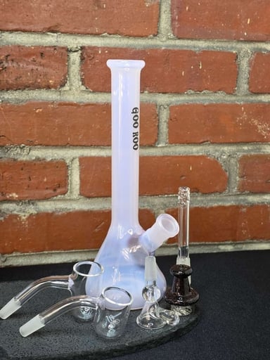 Preview pic of Milk Pink Mini Dab Rig Beaker Set