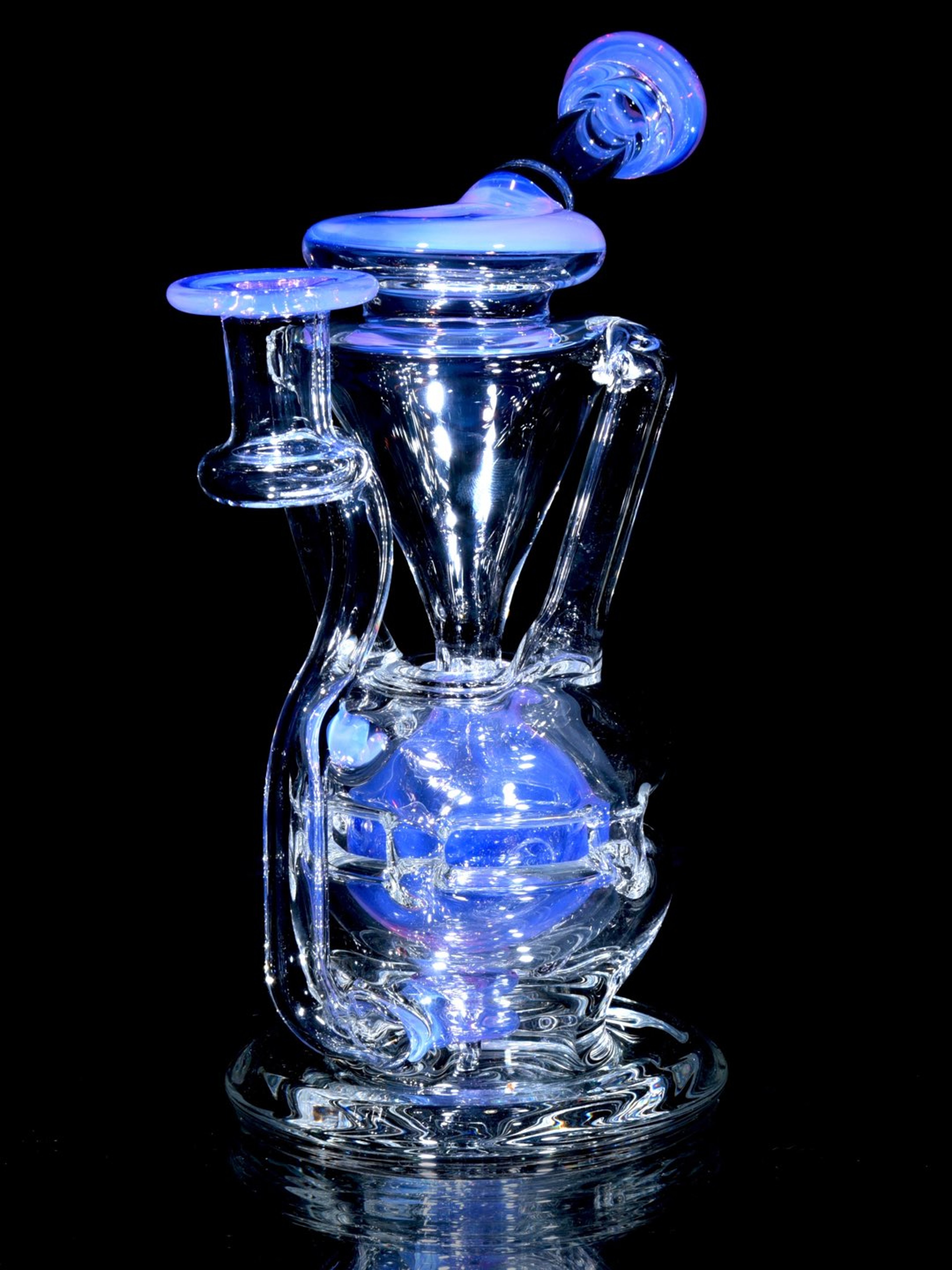 Preview pic of Kyru Glass - Neutron Double-uptake Fab Egg Recycler - Lilac - 14mm Female