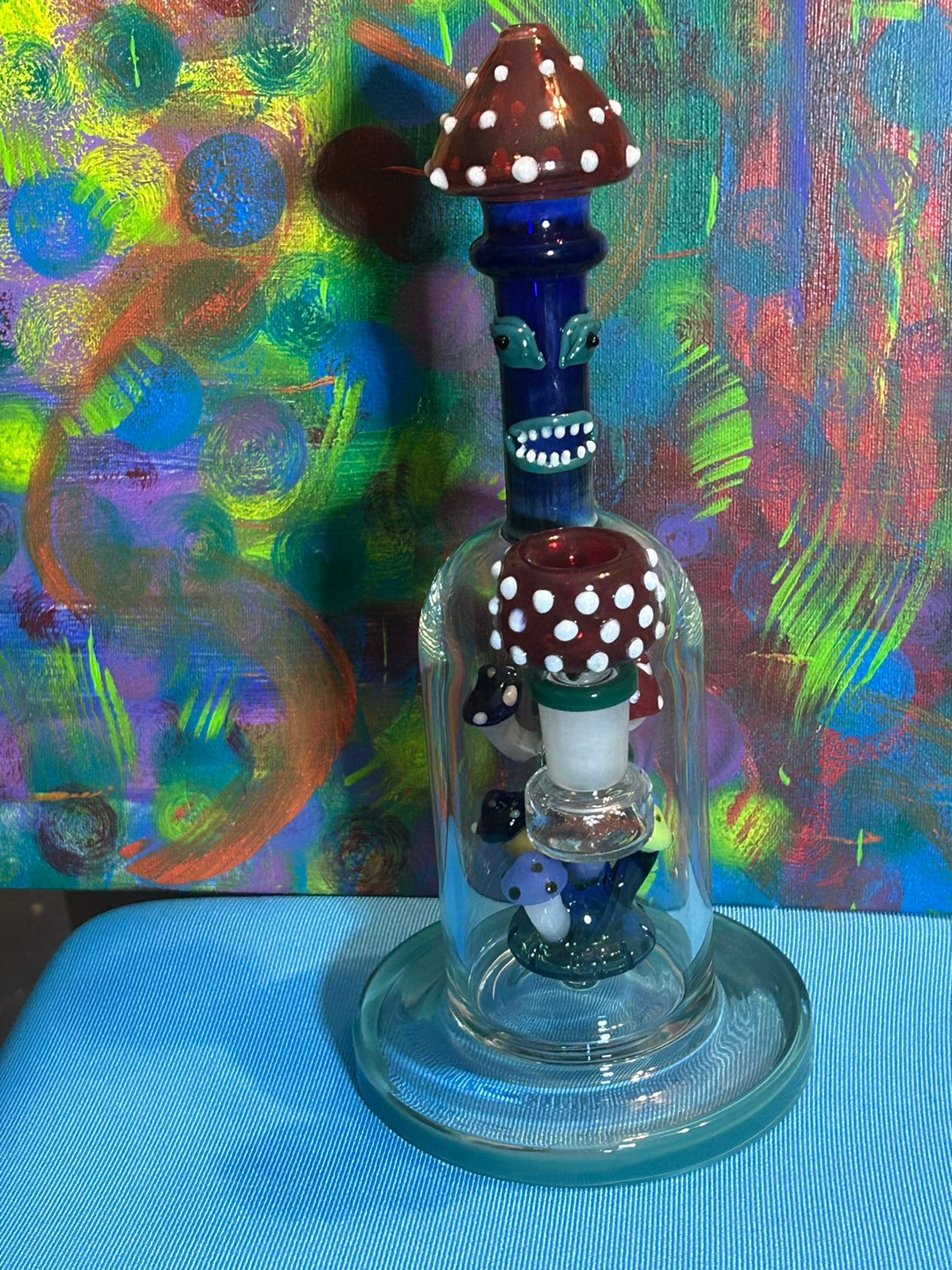 Preview pic of Mushroom face Perc Bong